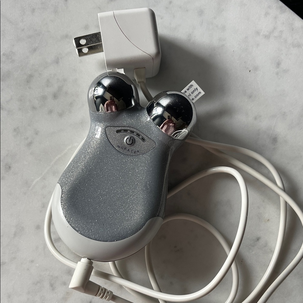 NuFace Gray and White Skincare Device